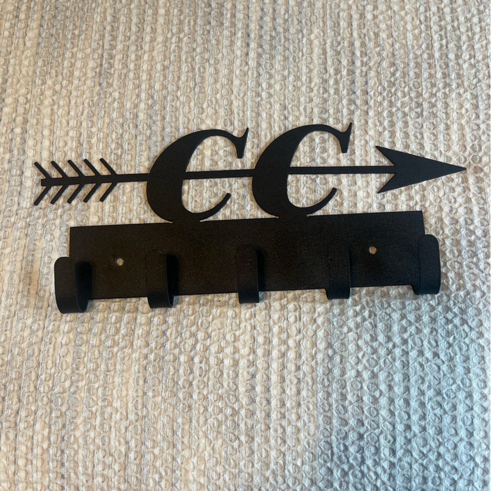 Black Metal Cross Country medal hanger